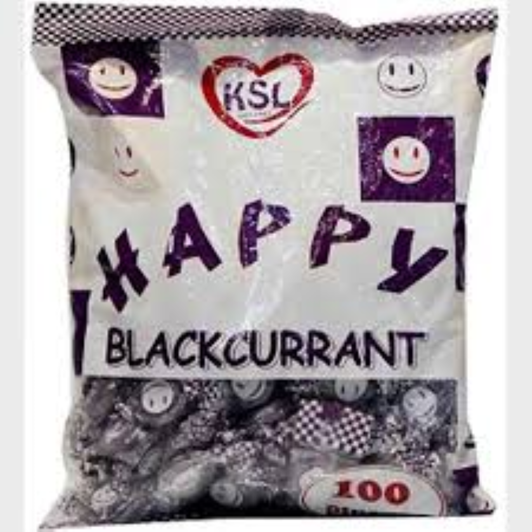 KSL HAPPY BLACKCURRANT 100PCS